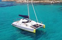 From Olbia: catamaran tour between Tavolara and Cala Moresca