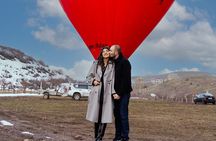 Romantic Heart-Shaped Hot Air Balloon Flight