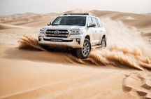 Desert Safari Dubai with BBQ Dinner, Sand Boarding & Camel Ride 