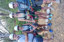 Borinquen one day tour (zip line- horses- hot springs)