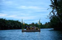 Romantic Dinning On The Bamboo Raft 