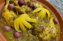 cooking classe near the medina of rabat with local chefs 