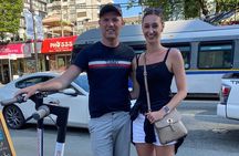 Stanley Park Seawall E-scooter Rental with Self Guided map 