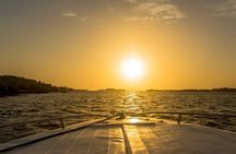 Sunset Navigation through the Bay of Cartagena
