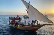 Zanzibar Dhow Evening Sunset Cruise Tour at Nungwi&Kendwa Beach