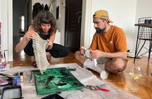Istanbul Art Escape Wine and Paint at Local's Home