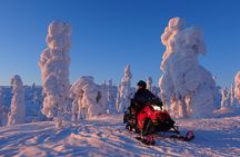 Full Day Adventure with Snowmobiles in Saariselkä