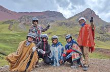 Red Valley and Rainbow mountain in quad bikes