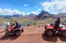Red Valley and Rainbow mountain in quad bikes