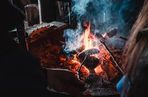 Evening Snowmobile Safari with Campfire in Saariselkä