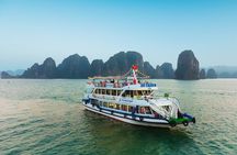 Halong Bay Luxury Cruise Day Tour with Buffet Lunch and Pick Up