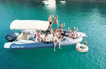 Split: Blue Lagoon & 3 Island Cruise with Wine & Snorkeling
