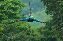 Extreme Canopy tour in Monteverde