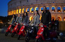 Vespa Scooter Night Tour in Rome with Professional Photographer