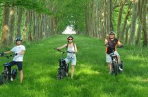 Off-road scooter tour tasting 2 wines in La Louvière