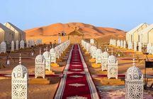 Desert overnight and Camel Trekking In Merzouga with sandboarding