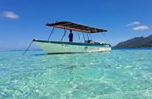 Private Marine Excursion and snorkeling in the lagoon of Moorea