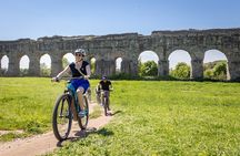 Appian Way & Aqueducts E-bike guided tour with Catacombs & Food 