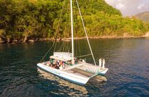 1/2 Day Private Catamaran out of Soufriere