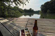 Trekking in the Wood with picnic on the turtles lake