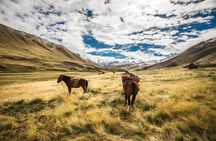 Horseback riding to Ausangate and the 7 Lakes 1 Day Tour Private