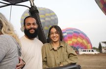Hot Air Balloon Flight with Breakfast Cave and Pyramids Tour