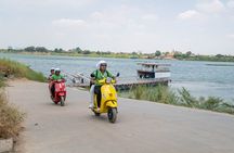 Phnom Penh Silk Island Sunset Haft Day Vespa Tour