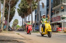 Phnom Penh Silk Island Sunset Haft Day Vespa Tour
