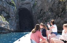 Speed Boat Tour to Vlore's Secret Blue Cave at Grama Bay
