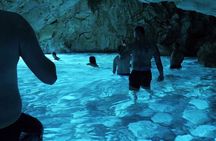 Speed Boat Tour to Vlore's Secret Blue Cave at Grama Bay
