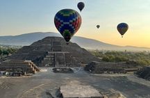 Sunrise Balloon Flight + Breakfast + Pyramids from CDMX