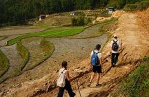 Trekking 1 circle the local village to admire Muong Hoa valley 