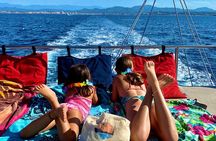 A day on catamaran Portitxol Island with food and bath from Denia