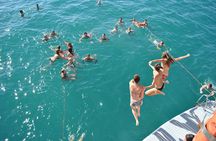A day on catamaran Portitxol Island with food and bath from Denia