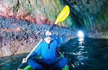 Kayaking Tour Crossing through Tunnel Cave in Hong Kong Geopark