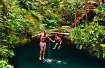Small Group 3 Waterfall Cenotes Experience 