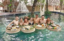 Floating Breakfast+Cavern Tour includes entrance to the cenote-Temazcal