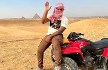 Giza Pyramids, Camel ride, Shopping with ATV Quad bike 