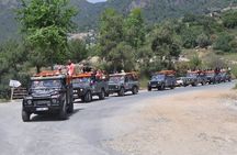Alanya Jeep Safari Tour with Lunch at Dim River