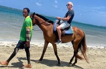 Horse back riding Dunnsriver falls swim from Montego Bay