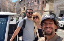Twilight Magic: Private Golf Cart Tour of Rome with Aperitivo