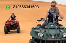 Quad Riding in Sand Dunes Merzouga Erg Chebbi Desert 