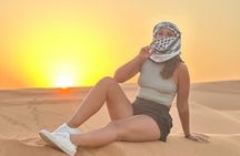 All in one Dubai Desert Safari ATV or Buggy Camelride BBQ Dinner 