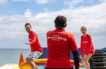 Group Surf Lesson at Kalapaki Beach