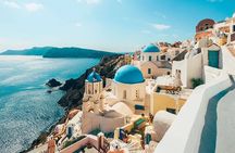 Santorini Day Trip by Boat with Oia and Fira Visit From Crete