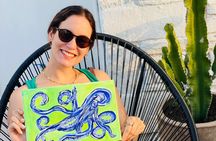 Painting on Canvas with a Local