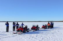 3 Hour Snowmobile Safari Around Levi with Coffee Break