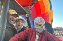 Hot air Balloon ride in Teotihuacan & breakfast in Cave