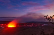 From Big island Kona Private Volcanoes and Waterfalls Tour