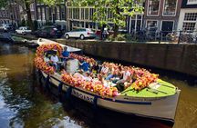 Amsterdam Flower Boat Canal Cruise with Local Guide 